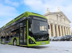Электробус «Генерал» выходит на маршрут в Нижнем Тагиле