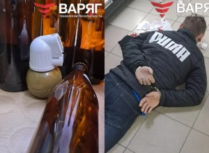 В уральский пивной магазин ворвался покупатель с «гранатой»