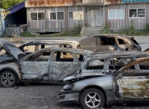 Екатеринбуржец поджёг тополиный пух и спалил восемь легковушек