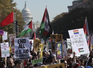 Многотысячная демонстрация в поддержку Палестины прошла в США