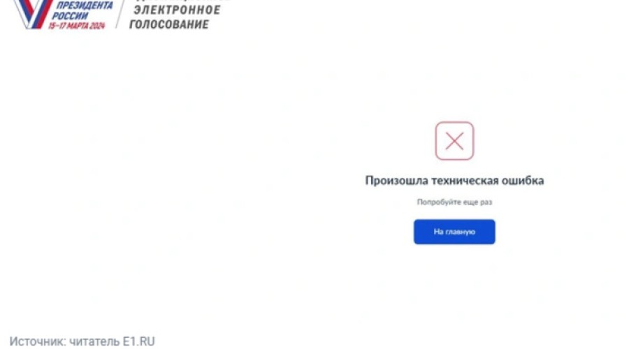 В Екатеринбурге в первый день выборов лег портал Госуслуг
