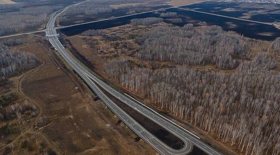 В Свердловской области открыли новый четырёхполосный участок трассы до Тюмени
