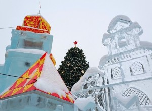 Главный ледовый городок в Екатеринбурге завершил работу