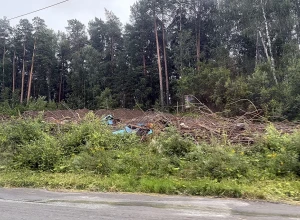 При въезде в Екатеринбург больше нет легендарной стелы
