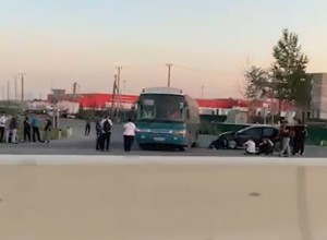 На Кольцовском тракте автобус с пассажирами попал в аварию