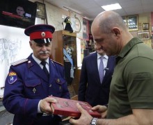 Открытие класса имени В. Жоги в кадетском корпусе города Шахты