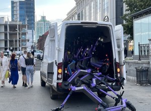 В Екатеринбурге нашли целое кладбище электросамокатов