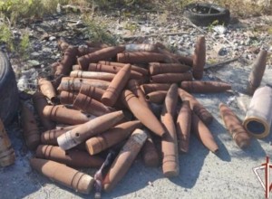 В Свердловской области обнаружили свалку артиллерийских снарядов