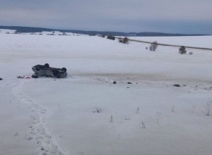 Шестилетний ребенок пострадал в перевернувшейся машине на трассе Пермь — Екатеринбург