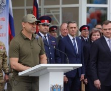 Открытие класса имени В. Жоги в кадетском корпусе города Шахты