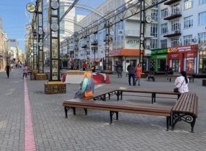 На Вайнера вернули скамейки, которые убрали вместе с огромным львом с золотыми яйцами