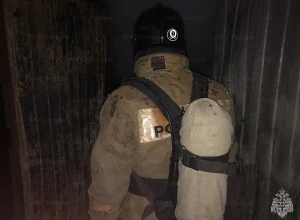 При пожаре в оружейном магазине в Екатеринбурге нашли тело погибшего