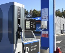 На Екатеринбургской кольцевой автодороге открылась первая АЗС сети «Газпромнефть».