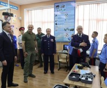 Открытие класса имени В. Жоги в кадетском корпусе города Шахты