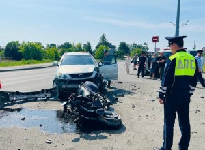 В Нижнем Тагиле в ДТП с Lexus насмерть разбился мотоциклист