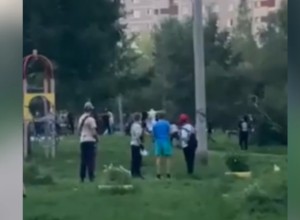 В Екатеринбурге мигранты устроили массовую драку на детской площадке