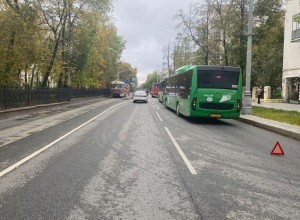 На проспекте Ленина столкнулись два пассажирских автобуса