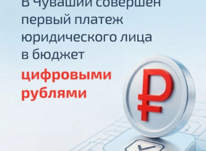 В Чувашии совершили первый в России платеж в бюджет цифровым рублем.