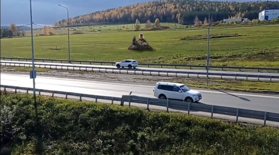 Стало известно, где теперь установят статую гигантского льва с золотыми гениталиями