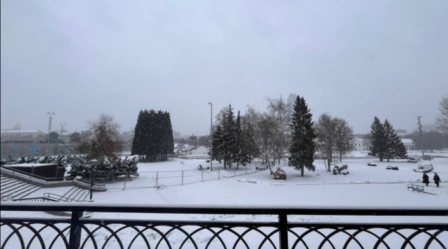 На Плотинке женщина упала в ледяную воду