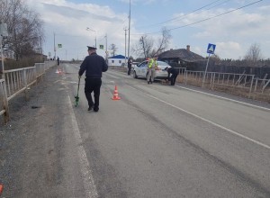 В Шалинском районе насмерть разбился не получавший прав мотоциклист