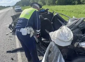Пассажир «Приоры» погиб в столкновении с фурой Scania на трассе Екатеринбург — Курган