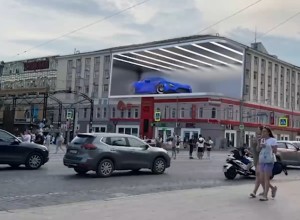 На Вайнера появится еще один огромный медиаэкран