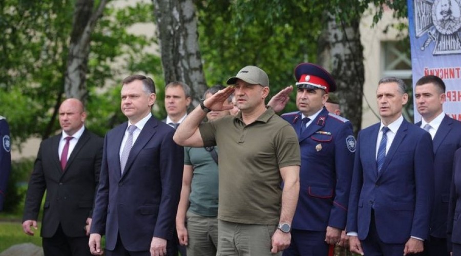 Открытие класса имени В. Жоги в кадетском корпусе города Шахты