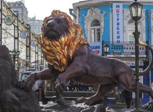 Фигура льва в Екатеринбурге оказалась личной пиар-акцией Симановского