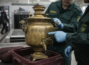 Улетавшему пассажиру Кольцово не позволили вывезти в Баку уникальный самовар