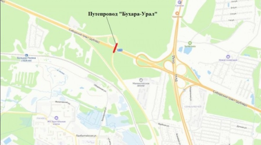 В Екатеринбурге на ремонт закрывается важный мост. Работы продлятся до конца лета